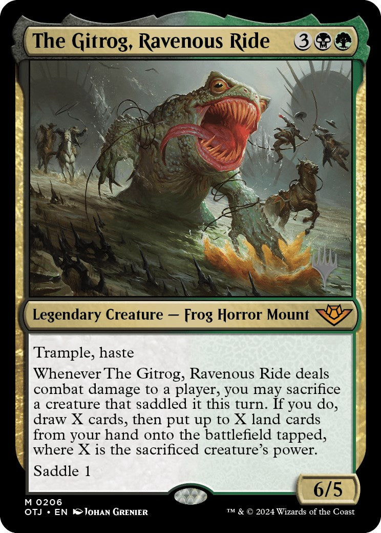 The Gitrog, Ravenous Ride (Promo Pack) [Outlaws of Thunder Junction Promos] | Chromatic Games