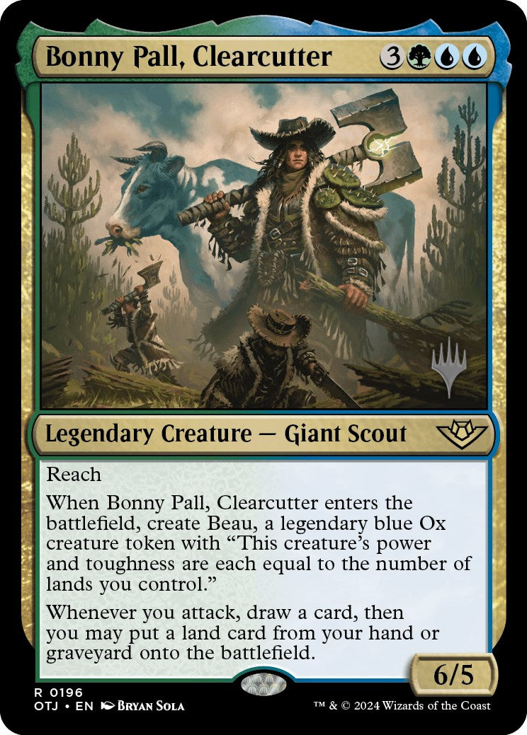 Bonny Pall, Clearcutter (Promo Pack) [Outlaws of Thunder Junction Promos] | Chromatic Games