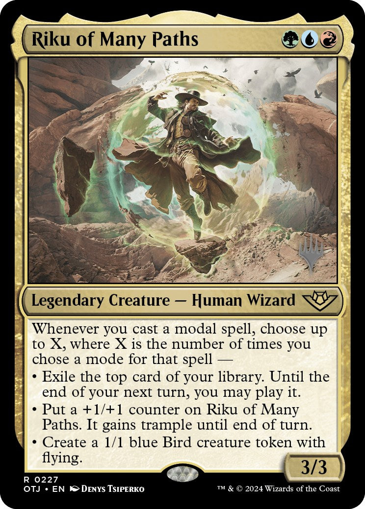 Riku of Many Paths (Promo Pack) [Outlaws of Thunder Junction Promos] | Chromatic Games