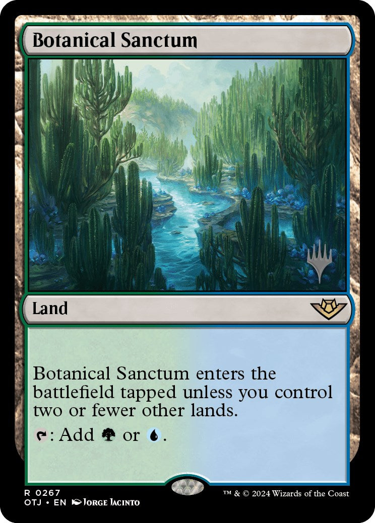 Botanical Sanctum (Promo Pack) [Outlaws of Thunder Junction Promos] | Chromatic Games