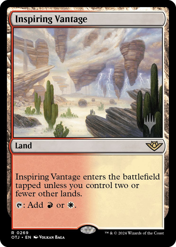 Inspiring Vantage (Promo Pack) [Outlaws of Thunder Junction Promos] | Chromatic Games