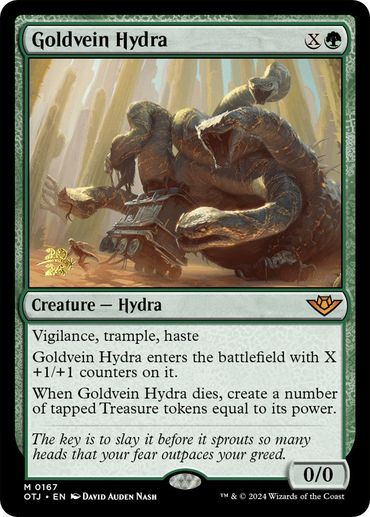 Goldvein Hydra [Outlaws of Thunder Junction Prerelease Promos] | Chromatic Games