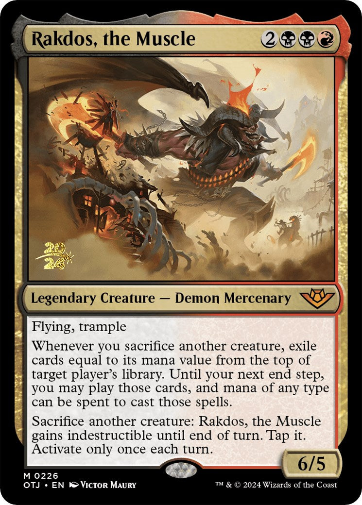 Rakdos, the Muscle [Outlaws of Thunder Junction Prerelease Promos] | Chromatic Games