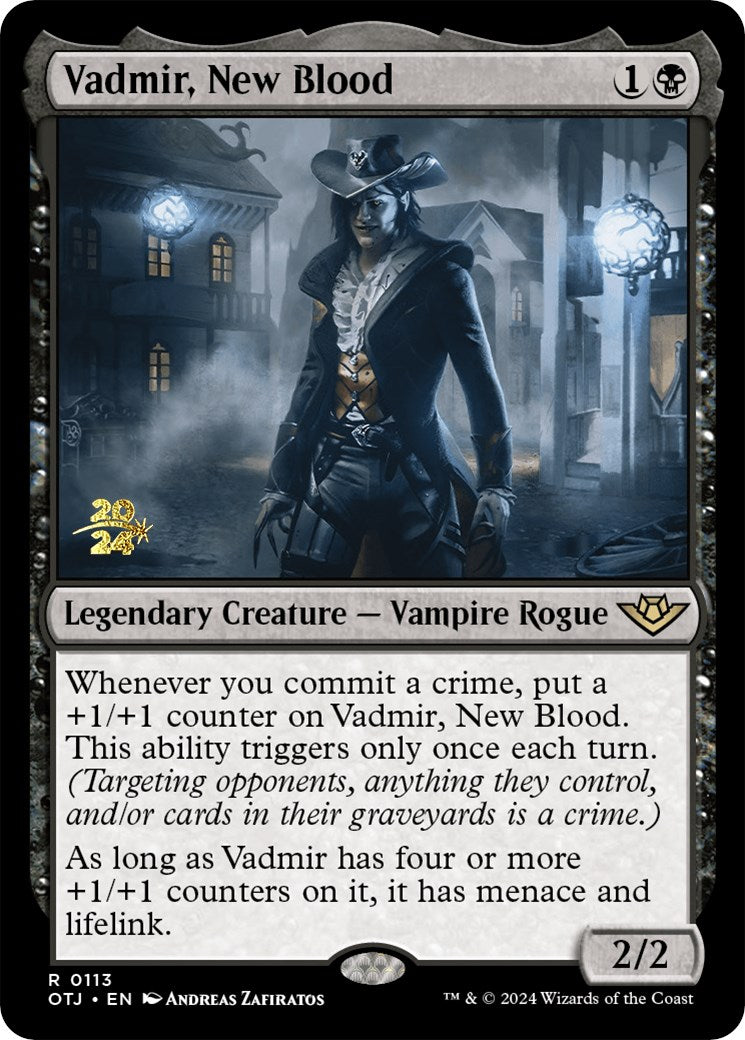 Vadmir, New Blood [Outlaws of Thunder Junction Prerelease Promos] | Chromatic Games