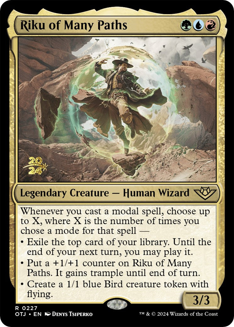 Riku of Many Paths [Outlaws of Thunder Junction Prerelease Promos] | Chromatic Games