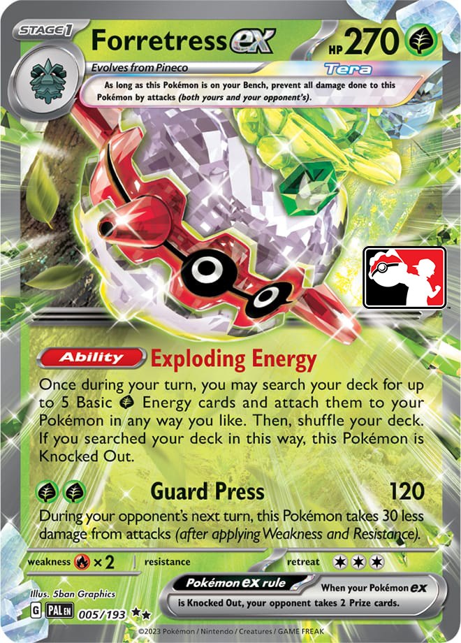 Forretress ex (005/193) [Prize Pack Series Four] | Chromatic Games