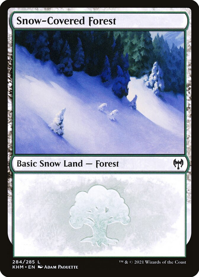 Snow-Covered Forest 284/285 (Kaldheim)  - Foil | Chromatic Games