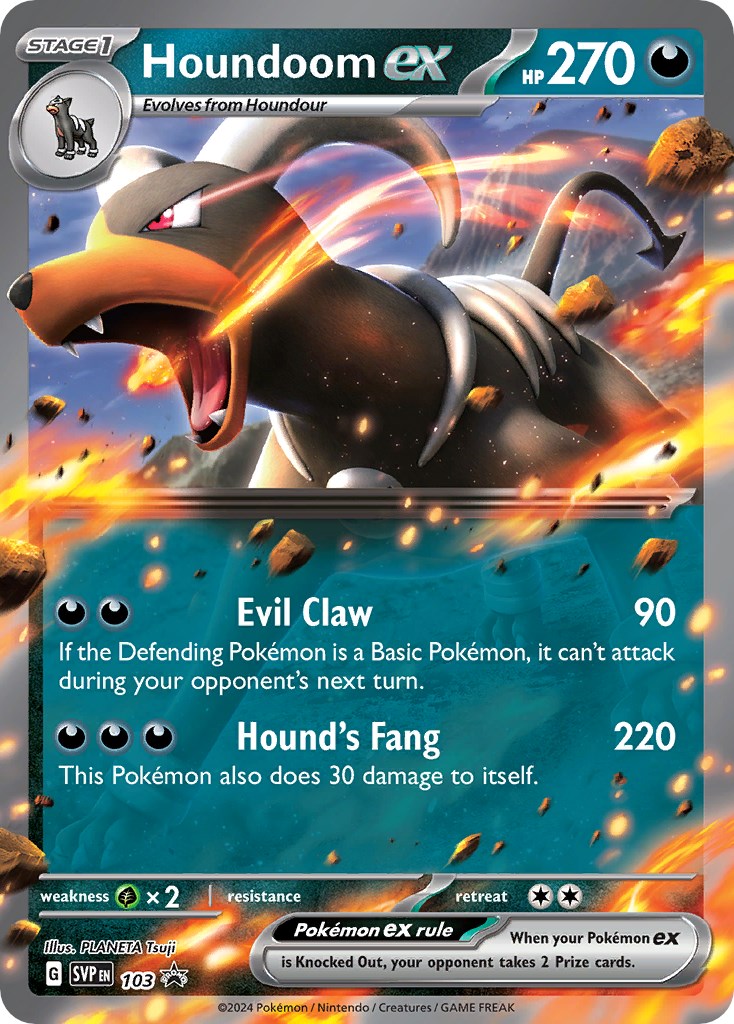 Houndoom ex (103) [Scarlet & Violet: Black Star Promos] | Chromatic Games