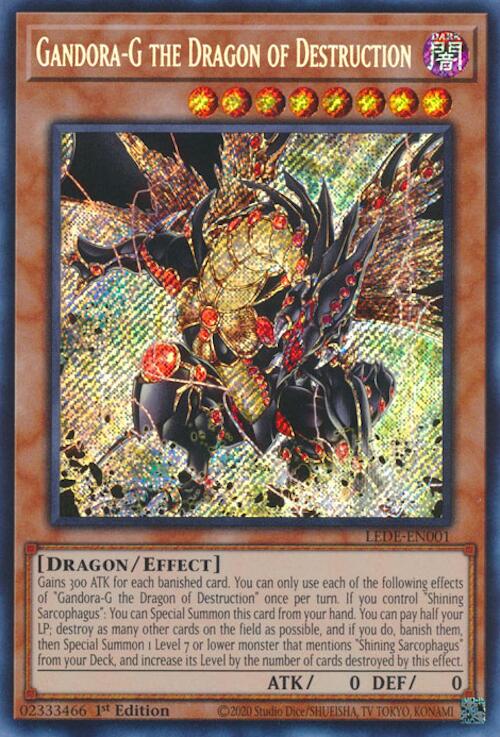 Gandora-G the Dragon of Destruction [LEDE-EN001] Secret Rare | Chromatic Games