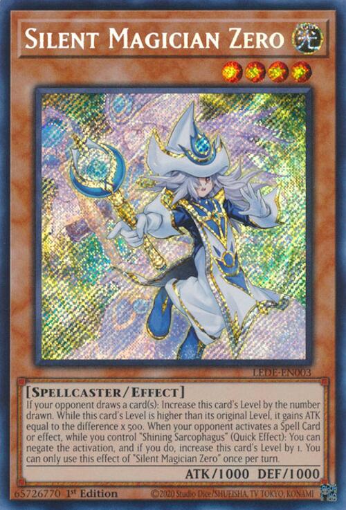 Silent Magician Zero [LEDE-EN003] Secret Rare | Chromatic Games