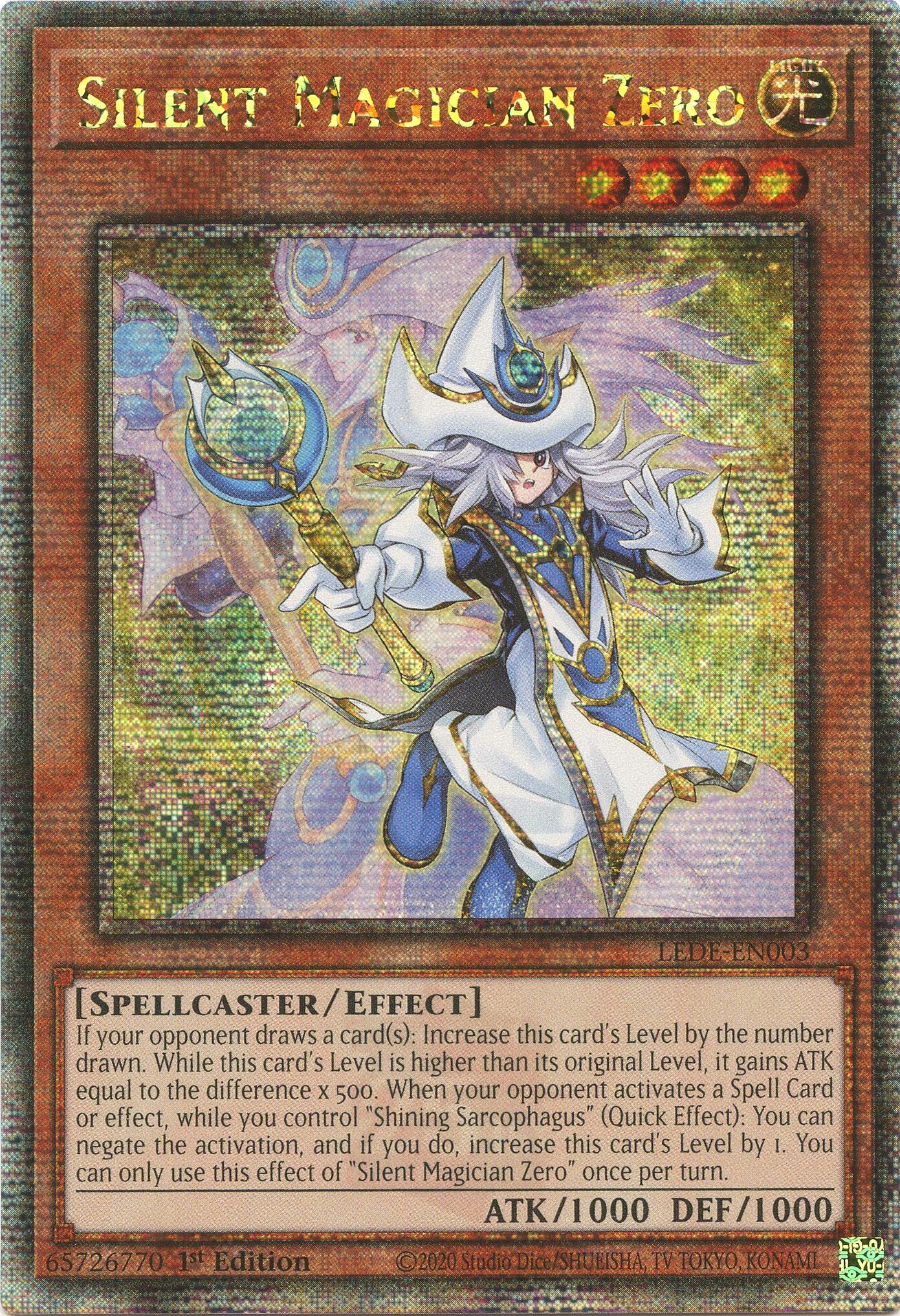 Silent Magician Zero [LEDE-EN003] Quarter Century Secret Rare | Chromatic Games