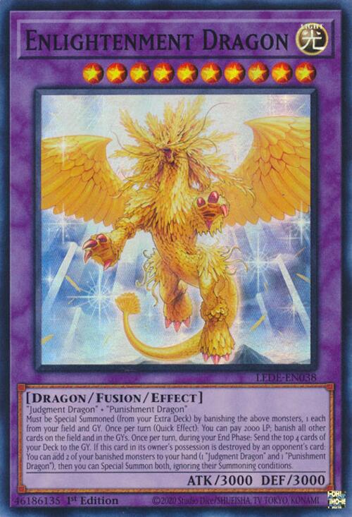 Enlightenment Dragon [LEDE-EN038] Super Rare | Chromatic Games