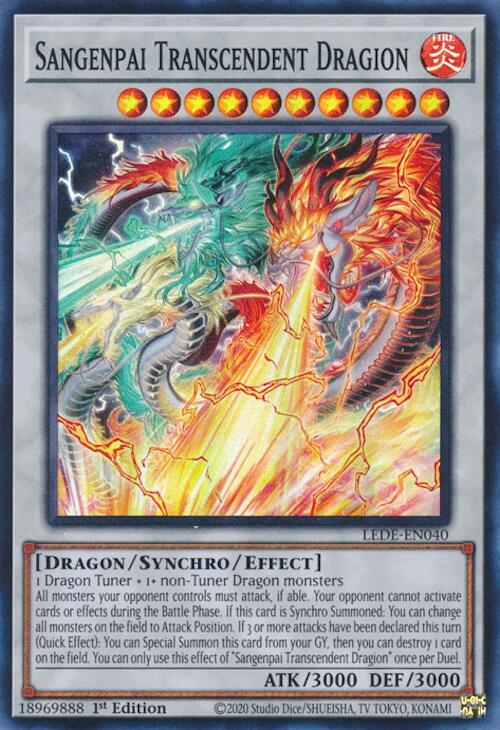 Sangenpai Transcendent Dragion [LEDE-EN040] Super Rare | Chromatic Games