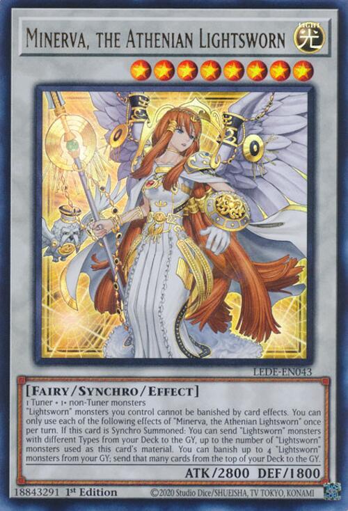 Minerva, the Athenian Lightsworn [LEDE-EN043] Ultra Rare | Chromatic Games