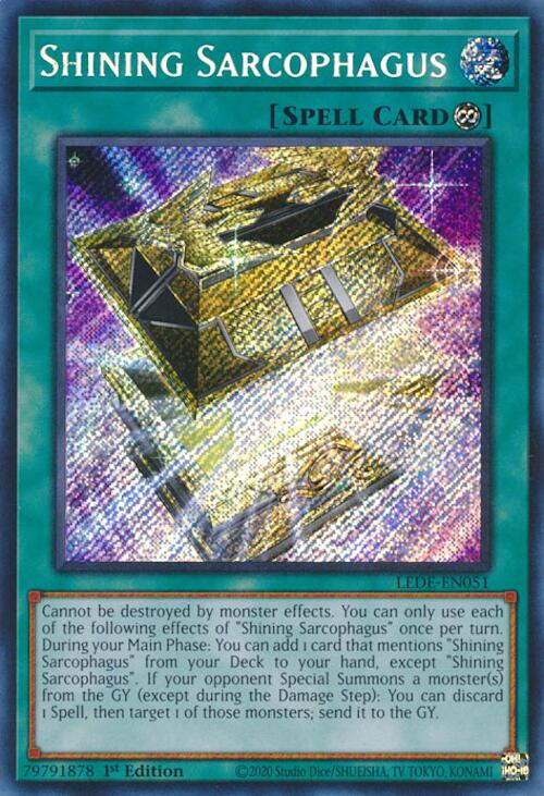 Shining Sarcophagus [LEDE-EN051] Secret Rare | Chromatic Games