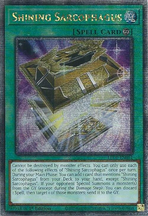 Shining Sarcophagus (Quarter Century Secret Rare) [LEDE-EN051] Quarter Century Secret Rare | Chromatic Games