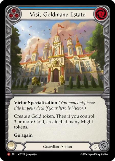 Visit Goldmane Estate [MST225] (Part the Mistveil)  Rainbow Foil | Chromatic Games