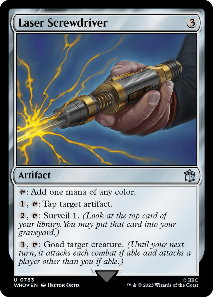 Laser Screwdriver (Surge Foil) [Doctor Who] | Chromatic Games