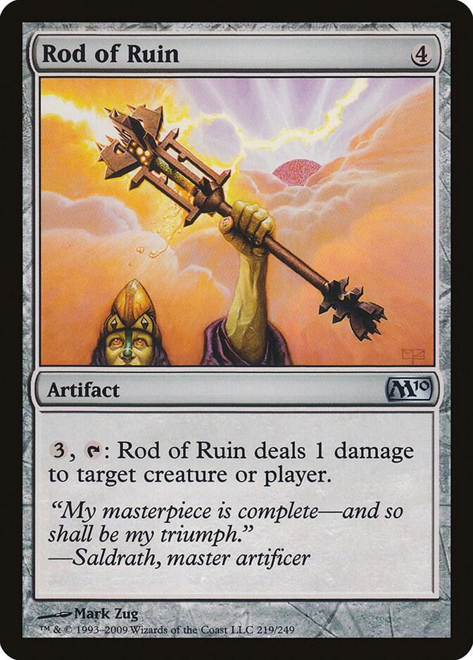 Rod of Ruin 219/249 (Magic 2010 (M10))  | Chromatic Games