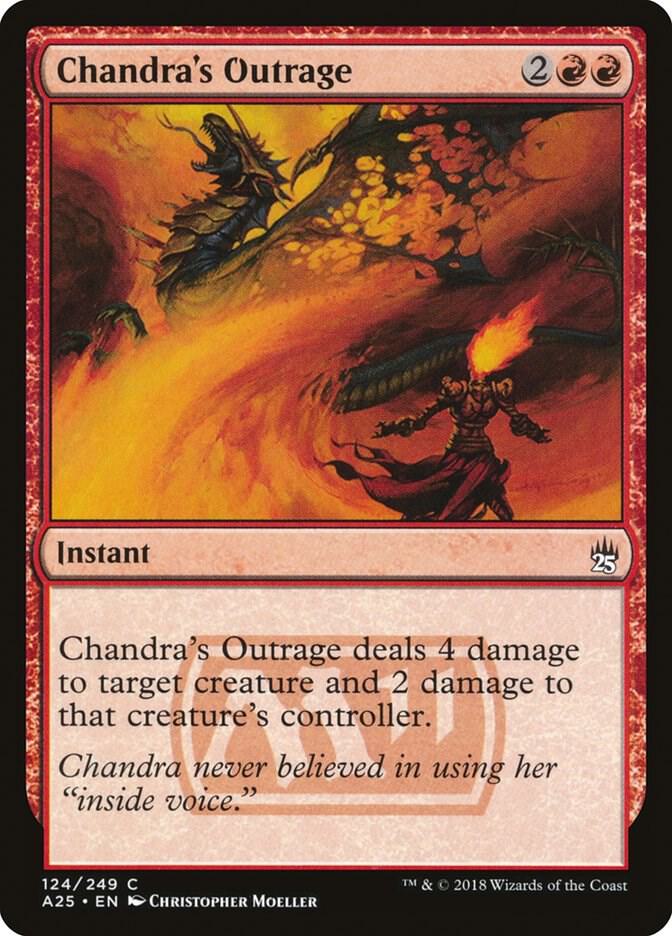 Chandra's Outrage 124/249 (Masters 25)  - Foil | Chromatic Games