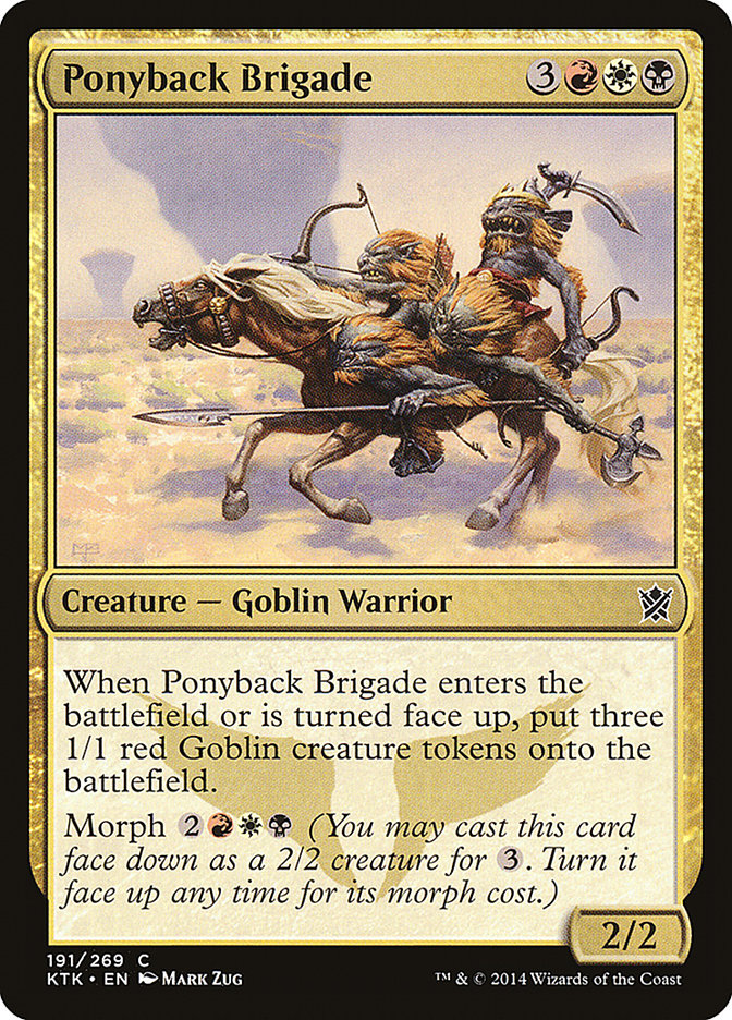 Ponyback Brigade 191/269 (Khans of Tarkir)  | Chromatic Games