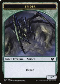 Spider // Spirit Double-Sided Token [Modern Horizons Tokens] | Chromatic Games