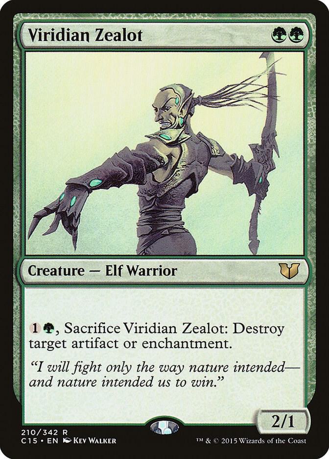 Viridian Zealot 210/342 (Commander 2015)  | Chromatic Games