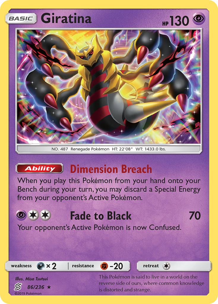 Giratina (86/236) [Sun & Moon: Unified Minds] | Chromatic Games