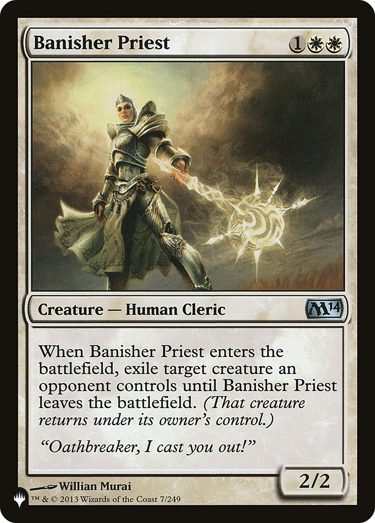 Banisher Priest [The List Reprints] | Chromatic Games