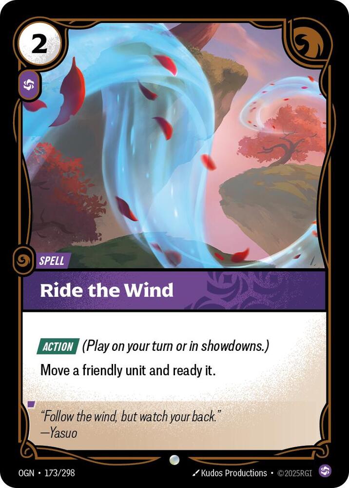 Ride The Wind 173/298 (Origins)  - Foil | Chromatic Games