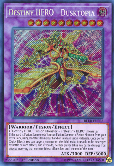 Destiny Hero - Dusktopia [BLLR-EN025] Secret Rare | Chromatic Games