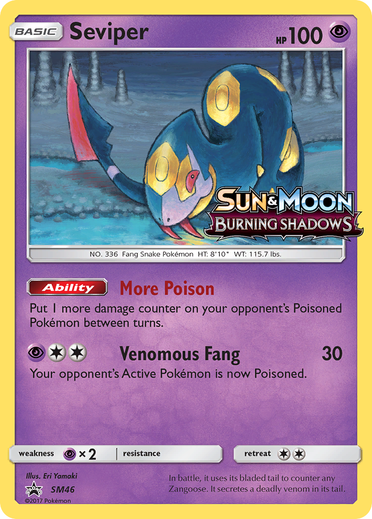Seviper (SM46) [Sun & Moon: Black Star Promos] | Chromatic Games
