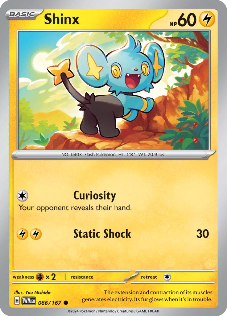 Shinx (066/167) [Scarlet & Violet: Twilight Masquerade] | Chromatic Games