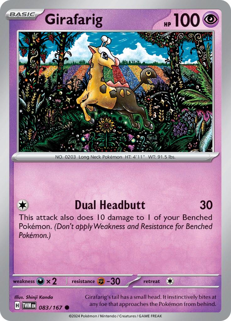 Girafarig (083/167) [Scarlet & Violet: Twilight Masquerade] | Chromatic Games