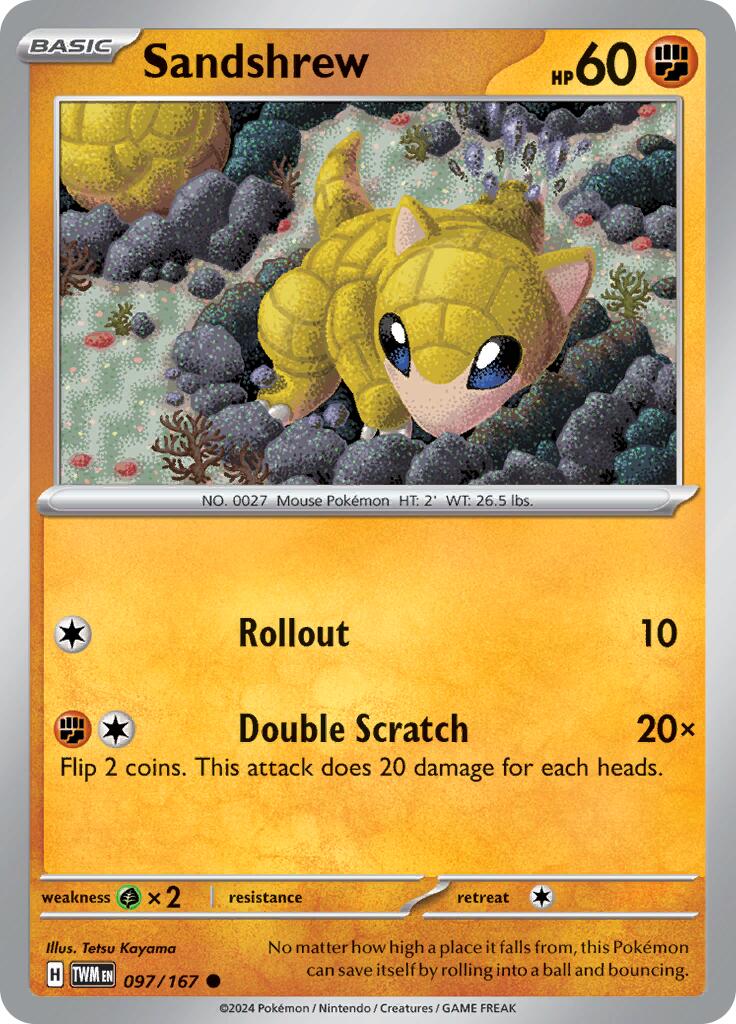 Sandshrew (097/167) [Scarlet & Violet: Twilight Masquerade] | Chromatic Games