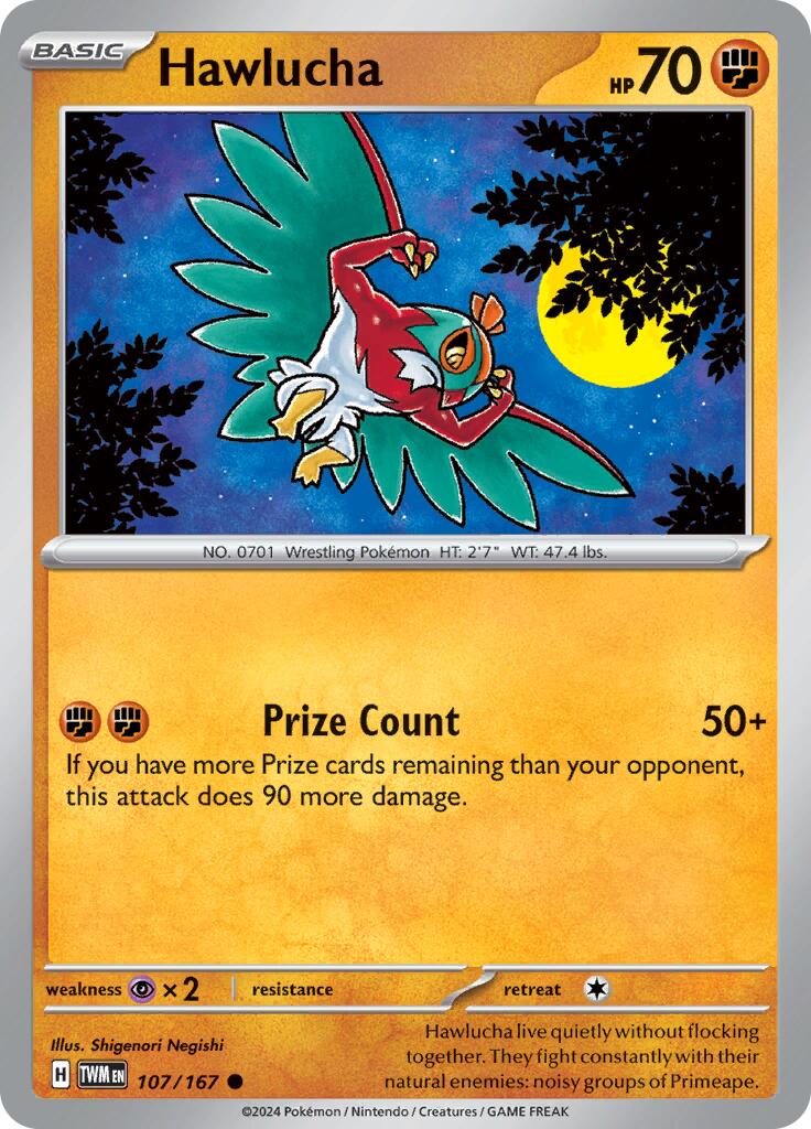 Hawlucha (107/167) [Scarlet & Violet: Twilight Masquerade] | Chromatic Games