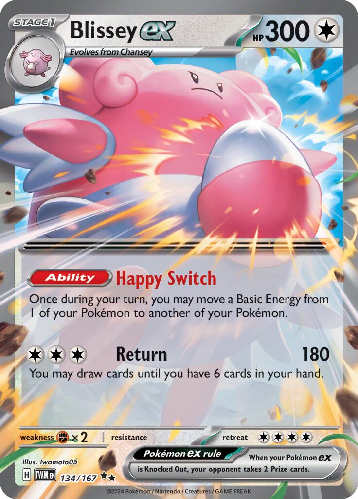 Blissey ex (134/167) [Scarlet & Violet: Twilight Masquerade] | Chromatic Games