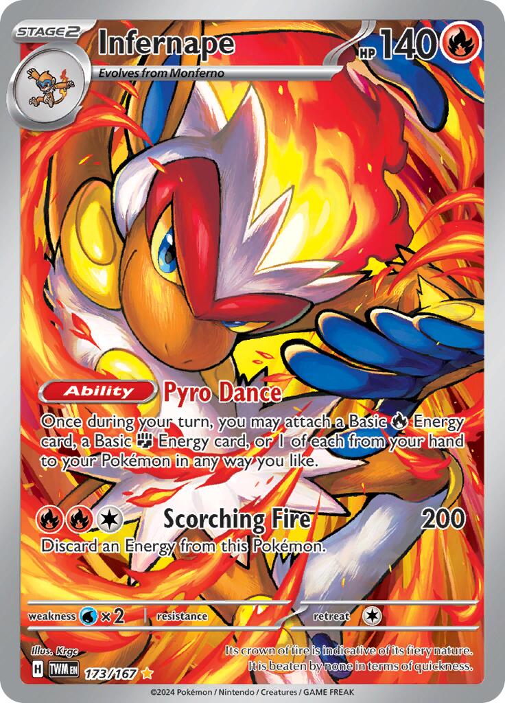 Infernape (173/167) [Scarlet & Violet: Twilight Masquerade] | Chromatic Games