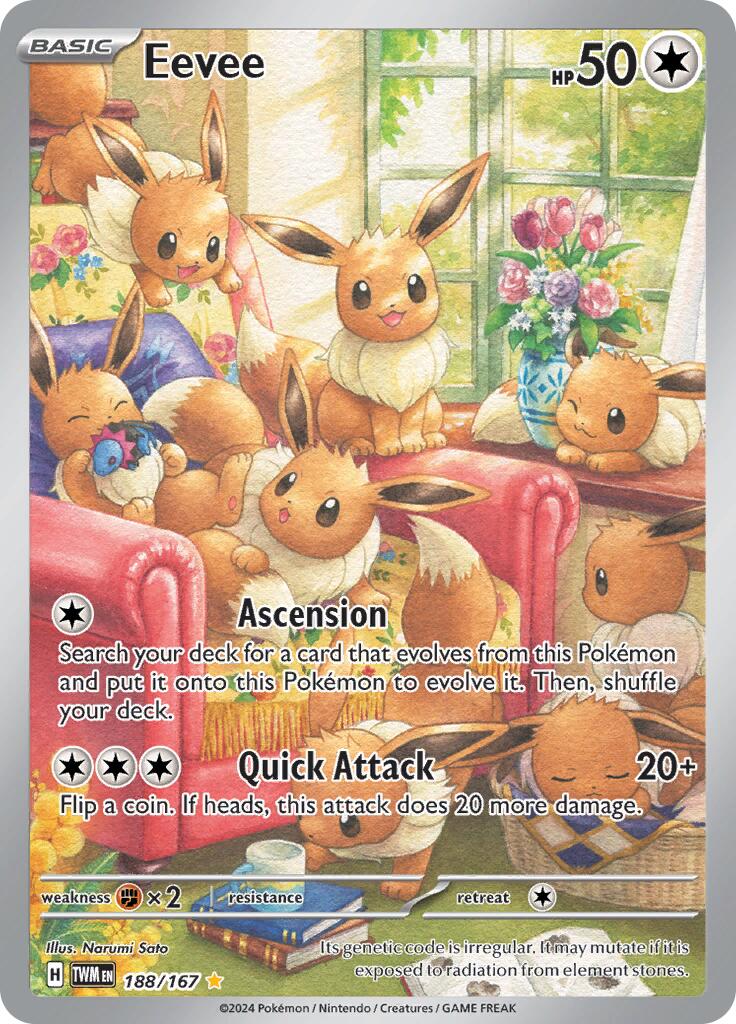 Eevee (188/167) [Scarlet & Violet: Twilight Masquerade] | Chromatic Games