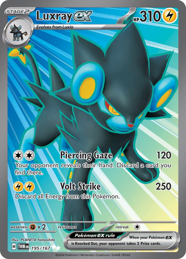 Luxray ex (195/167) [Scarlet & Violet: Twilight Masquerade] | Chromatic Games