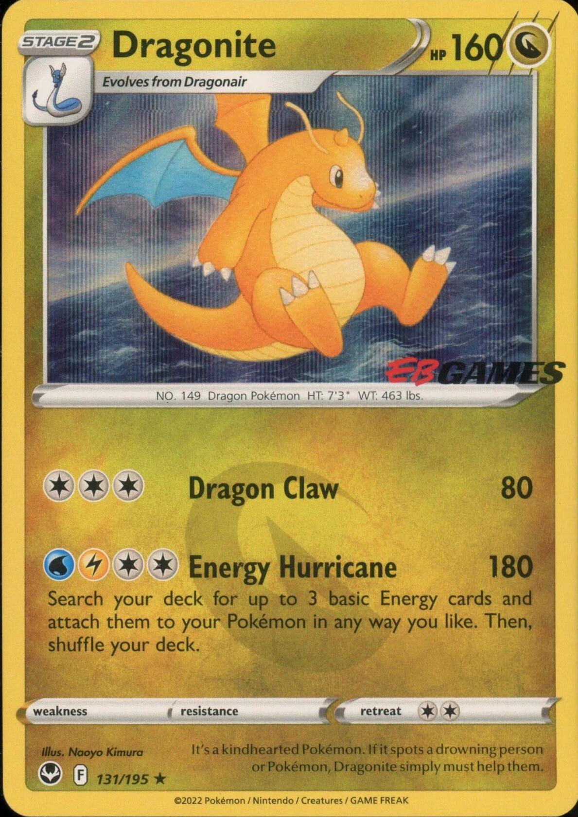 Dragonite (131/195) (EB Games Exclusive) [Miscellaneous Cards] | Chromatic Games