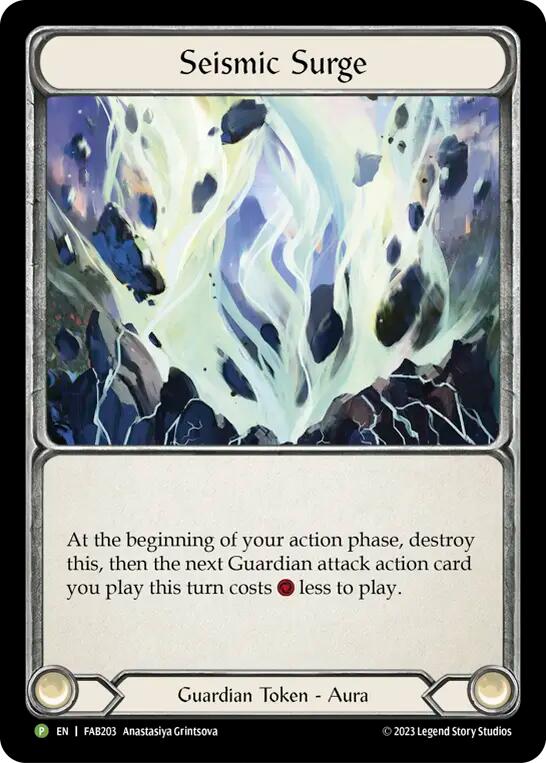 Seismic Surge (Cold Foil) [FAB203] (Promo)  Cold Foil | Chromatic Games