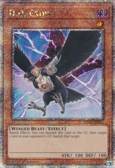 D.D. Crow (Quarter Century Secret Rare) [RA02-EN002] Quarter Century Secret Rare | Chromatic Games