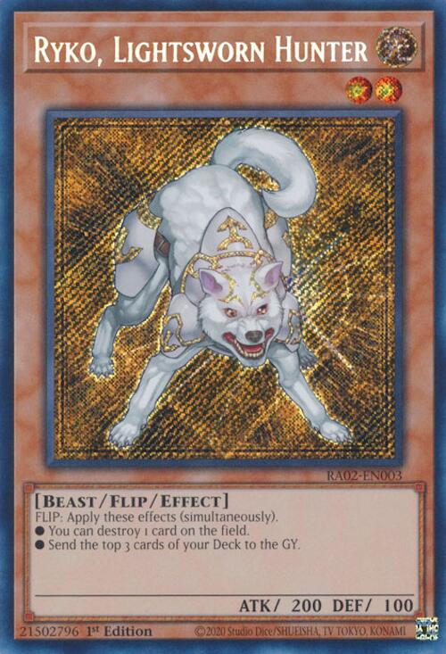 Ryko, Lightsworn Hunter (Secret Rare) [RA02-EN003] Secret Rare | Chromatic Games
