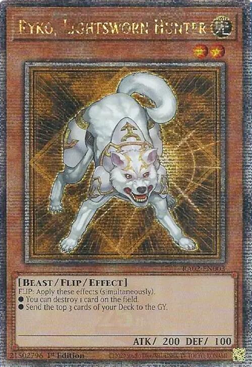 Ryko, Lightsworn Hunter (Quarter Century Secret Rare) [RA02-EN003] Quarter Century Secret Rare | Chromatic Games