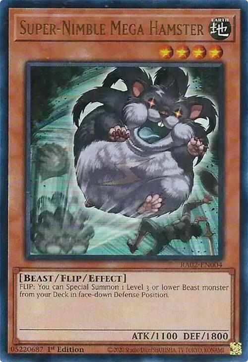 Super-Nimble Mega Hamster (UR) [RA02-EN004] Ultra Rare | Chromatic Games