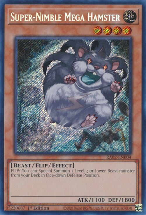 Super-Nimble Mega Hamster (Secret Rare) [RA02-EN004] Secret Rare | Chromatic Games