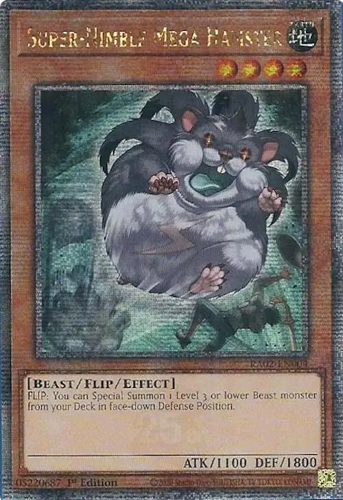 Super-Nimble Mega Hamster (Quarter Century Secret Rare) [RA02-EN004] Quarter Century Secret Rare | Chromatic Games