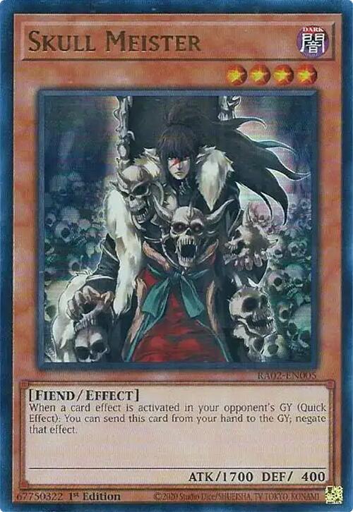Skull Meister (UR) [RA02-EN005] Ultra Rare | Chromatic Games