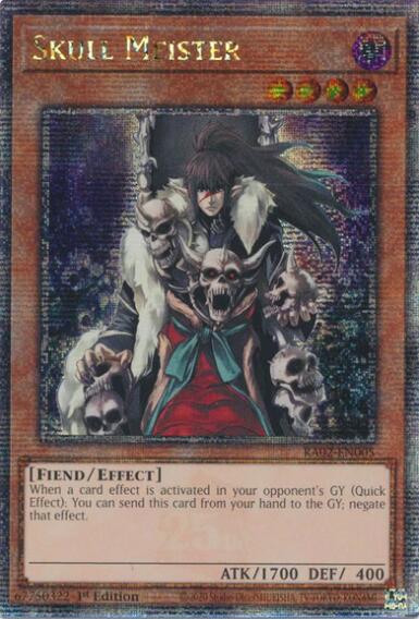 Skull Meister (Quarter Century Secret Rare) [RA02-EN005] Quarter Century Secret Rare | Chromatic Games